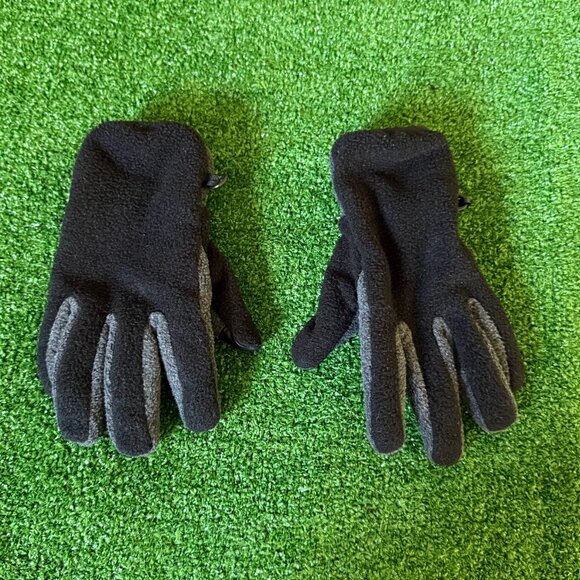GAP Kids Touchscreen Compatible Fleece Black Outdoor Activities Gloves Size S - Picture 1 of 6